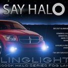 LED Halo Fog Lights for 2007 2008 2009 2010 2011 2012 Dodge Caliber
