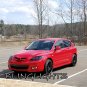 Mazda3 Mazda 3 Smoked Headlamps Headlights Head Lamps Lights Tinted Protection Overlays Tint Film