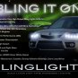 06-12 Acura RDX LED Strip Lights Day Time Running Lamps DRL Strips Set