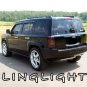 Jeep Patriot Tinted Smoked Taillamps Taillights Overlays Protection Film
