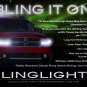 LED DRL Head Lights Strips Daytime Running Lamps for Dodge Durango