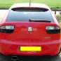SEAT Leon Tinted Smoked Taillamps Taillights Le&Atilde;&sup3;n Protection Overlays Kit