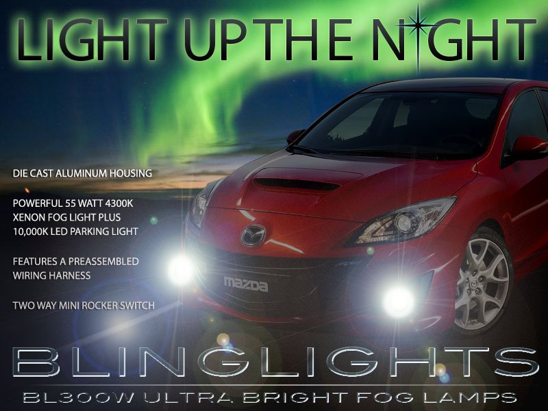 2010 2011 2012 2013 MazdaSpeed3 Fog Lamp MPS Light Kit