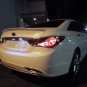 2011-2014 Hyundai Sonata Murdered Out Taillight Covers Taillamp Tint Overlays