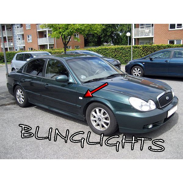 Hyundai Sonata LED Side Marker Turnsignals Lights Turn Signals Signalers Lamps Turnsignal Markers