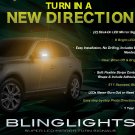 Infiniti EX35 LED Side View Mirror Turnsignals Lights Turn Signals Lamps Mirrors Signalers Accents