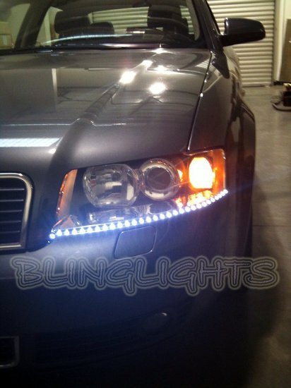 Audi A3 LED DRL Head Light Strips Day Time Running Lamp Kit