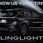 BlingLights Brand Tinted Protective Taillamp Film Covers for Subaru Impreza WRX STi