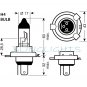 H4 Rising Super White 3950K 60/55W Halogen Replacement Light Bulb Set of 2 from Japan