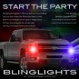 Chevrolet Suburban Head or Tail Lamps Strobe Lights Kit Police Red White Blue