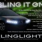 Pontiac G6 LED DRL Head Light Strips Daytime Running Lamps
