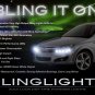 Opel Astra LED DRL Day Time Running Light Strips Kit Lamps