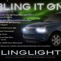 Saturn Vue LED DRL Light Strips Headlamps Headlights Head Lamps Day Time Running Strip Lights