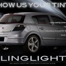Saturn Astra Tinted Tail Lamp Light Overlay Kit Smoked Film Protection
