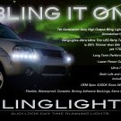 Nissan Navara D22 LED DRL Head Light Strips Day Time Running Lamps