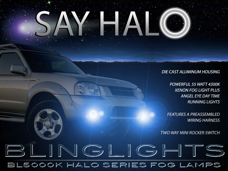 2001+ Nissan Navara D22 Angel Eye Fog Lamps Lights Kit