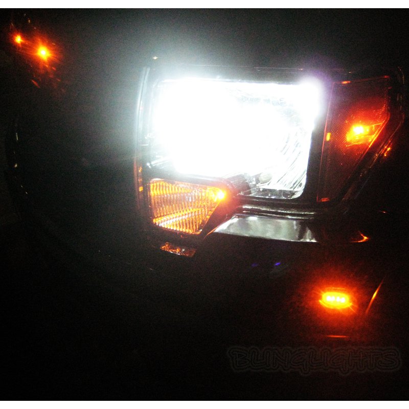 Ford F-450 F450 Super Duty Bright White Light Bulbs for Headlamps Headlights Head Lamps Lights