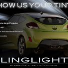 Hyundai Veloster Tinted Smoked Tail Lamp Light Overlays Film Protection