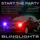 Nissan Sentra Strobe Lights Kit for Headlamps Headlights Head Lamps Police Strobes