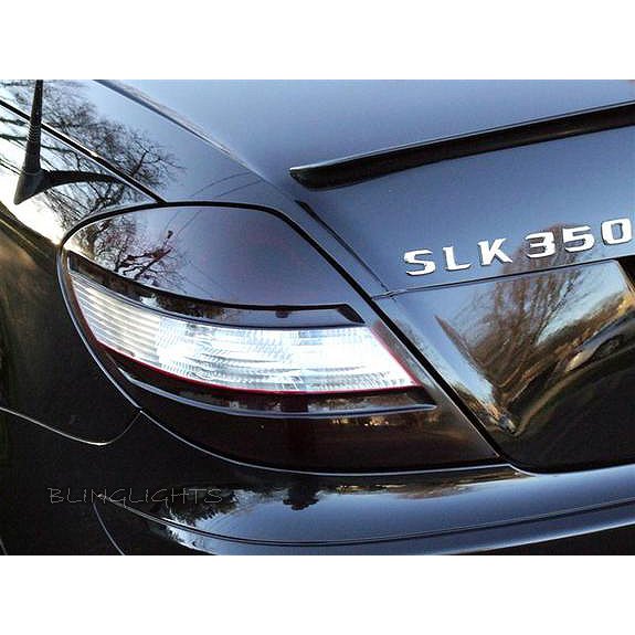 2004-2011 Mercedes-Benz SLK 200 Kompressor R171 Overlays Taillamps Taillights Tail Lamp Light SLK200
