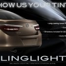 2012 2013 2014 Buick Verano Tint Smoke Overlays for Taillamps Taillights Tail Lamps Lights Film