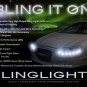 Chrysler Concorde LED DRL Light Strips Headlamps Headlights Head Lamps Day Time Running Strip Lights