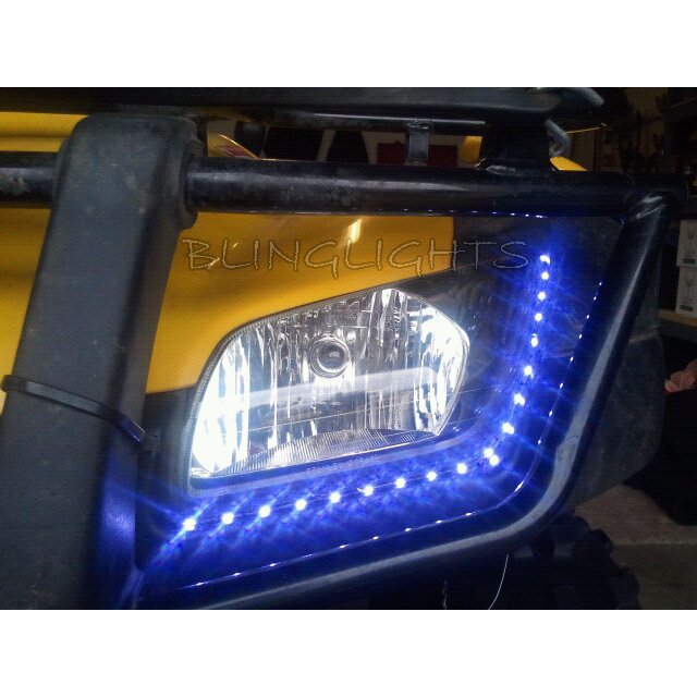Honda FourTrax Recon LED DRL Light Strips Headlamps Headlights Head Lamps Day Time Running Lights