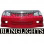 2001 2002 2003 Honda Civic Aerogear Body Kit Bumper Foglamps Foglights Fog Lamps Driving Lights