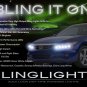 LED DRL Head Lights Strips Daytime Running Lamps for Honda Accord (all years)