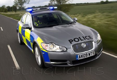 Jaguar XF Strobes Light Kit for Headlamps Headlights Head Lamps Police Strobe Lights
