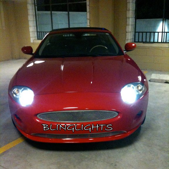 Jaguar XK Replacement HID Light Bulbs Set for X150 Xenon Headlamps Headlights Head Lamps Lights