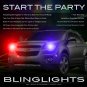 Chevrolet Chevy Equinox Police Strobes for Headlamps Headlights Head Lamps Lights Strobe Light Kit
