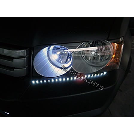 Honda Crossroad LED DRL Light Strips Headlamps Headlights Head Lamps Day Time Running Lights DRLs