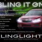 Holden Cruze LED DRL Head Lamp Light Strips Day Time Running Kit