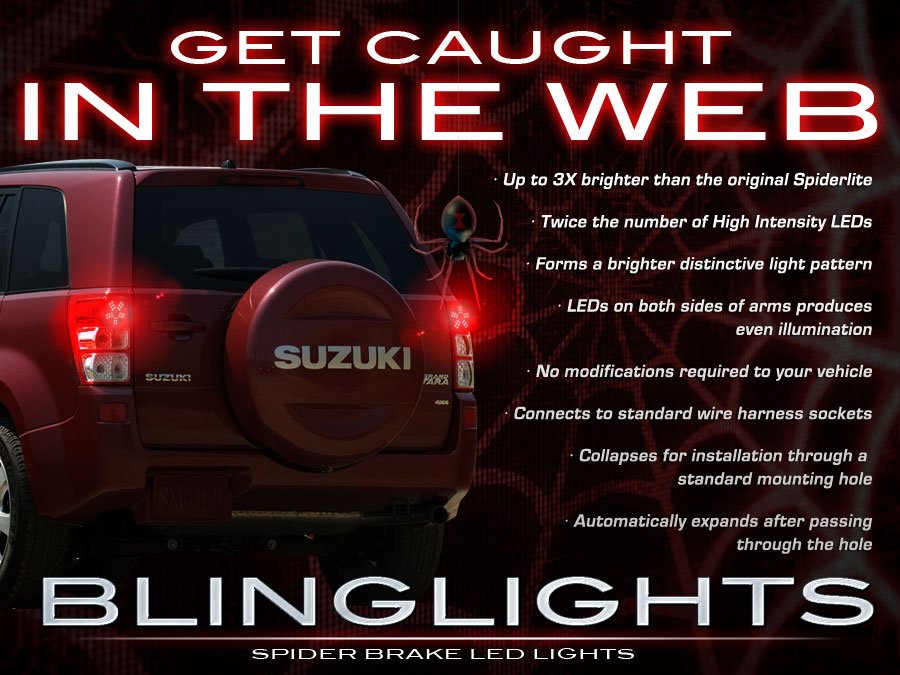 Suzuki XL7 XL-7 Custom LED Light Bulbs Set for Taillamps Taillights Tail Lamps Lights