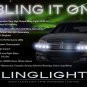 Dodge Avenger LED DRL Strip Lights for Headlamps Headlights Head Lamps LEDs Light Strips DRLs