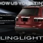 BlingLights Brand Tinted Taillight Film Covers for GMC Acadia (all years)
