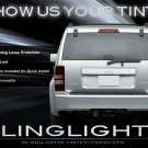 Jeep Liberty Tinted Smoked Taillamps Taillights Overlays Film Protection Jeep Liberty Tinted Smoked Taillamps Taillights Overlays Film Protection