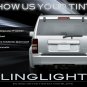 Jeep Liberty Tinted Smoked Taillamps Taillights Overlays Film Protection