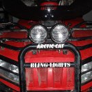 Arctic Cat ATV Auxiliary Brushguard Lights Bumper Rack Bar Lighting Driving Lamps Trail Light Kit Arctic Cat ATV Auxiliary Brushguard Lights Bumper Rack Bar Lighting Driving Lamps Trail Light Kit