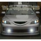 BlingLights Fog Lamps for 2004-2009 Mazda3 MazdaSpeed3 Aero Design Bumper