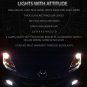 2010 2011 Mazda3 Xenon Fog Lamp Driving Light Kit Sedan Hatchback Foglamps Foglights Drivinglights