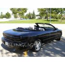 1996-2000 Chrysler Sebring Convertible Tinted Tail Lamp Light Covers 1996-2000 Chrysler Sebring Convertible Tinted Tail Lamp Light Covers