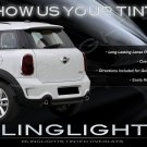 MINI Countryman Tinted Tail Lamp Light Smoked Overlays Kit Protection Film R60 MINI Countryman Tinted Tail Lamp Light Smoked Overlays Kit Protection Film R60