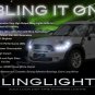 2011 2012 2013 Mini Countryman LED Strips Headlamp Headlight Head Lamps Day Time Running Lights DRLs