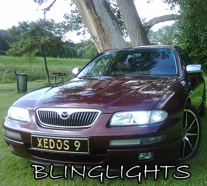 1993-2002 Mazda Xedos 9 Bright White Light Bulbs for Headlamps