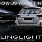 BlingLights Brand Tinted Protective Taillight Film Covers for 2010-2014 Subaru Outback