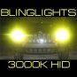 9007 HB5 High Low 3000K Yellow Gold 55 Watt Xenon HID Conversion Kit 55watt 55w VHO JDM HIDs
