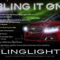 Chevy Malibu LED DRL Head Light Strips Day Time Running Lamps Kit