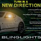 Nissan 370Z LED Side Mirrors Turnsignals Lights Z34 Accents
